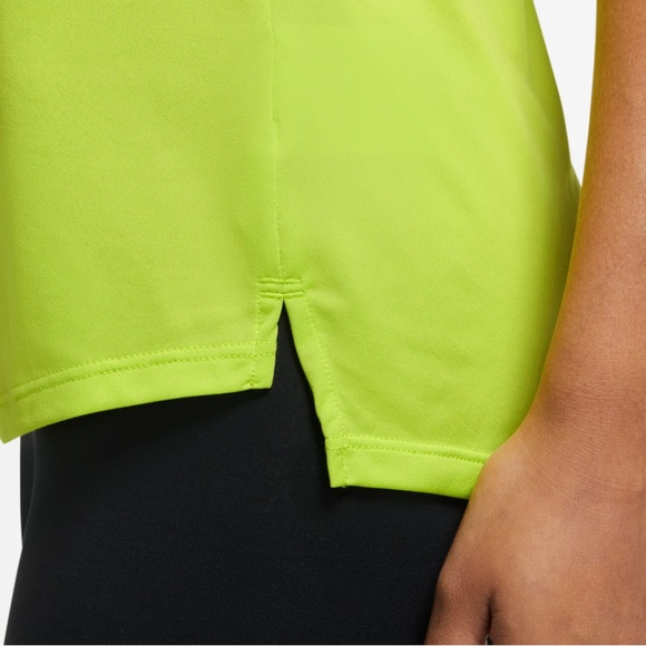 Nike Dri-fit Elastika Tank women’s training top in atomic green NWT Size Small - Picture 6 of 16